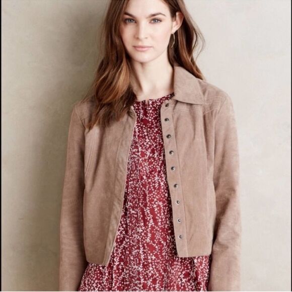 dolan x Anthro L Burgundy White Three Button Front Ditsy Floral Sleeveless Top - Picture 1 of 12